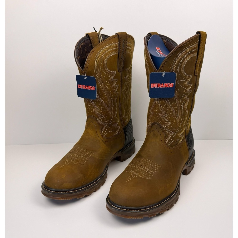 Durango Maverick Xp 11 Inch Waterproof Soft Toe Men's Size 10 Wide Brown DDB0481